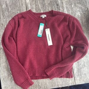 Vigoss Batilde Cropped Sweater Women's Dark Pink Sweater L